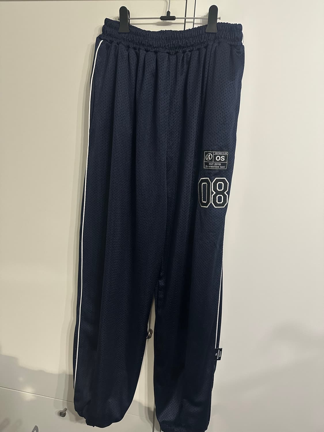 미스테리어스호텔 메쉬팬츠 네이비  상품이미지4