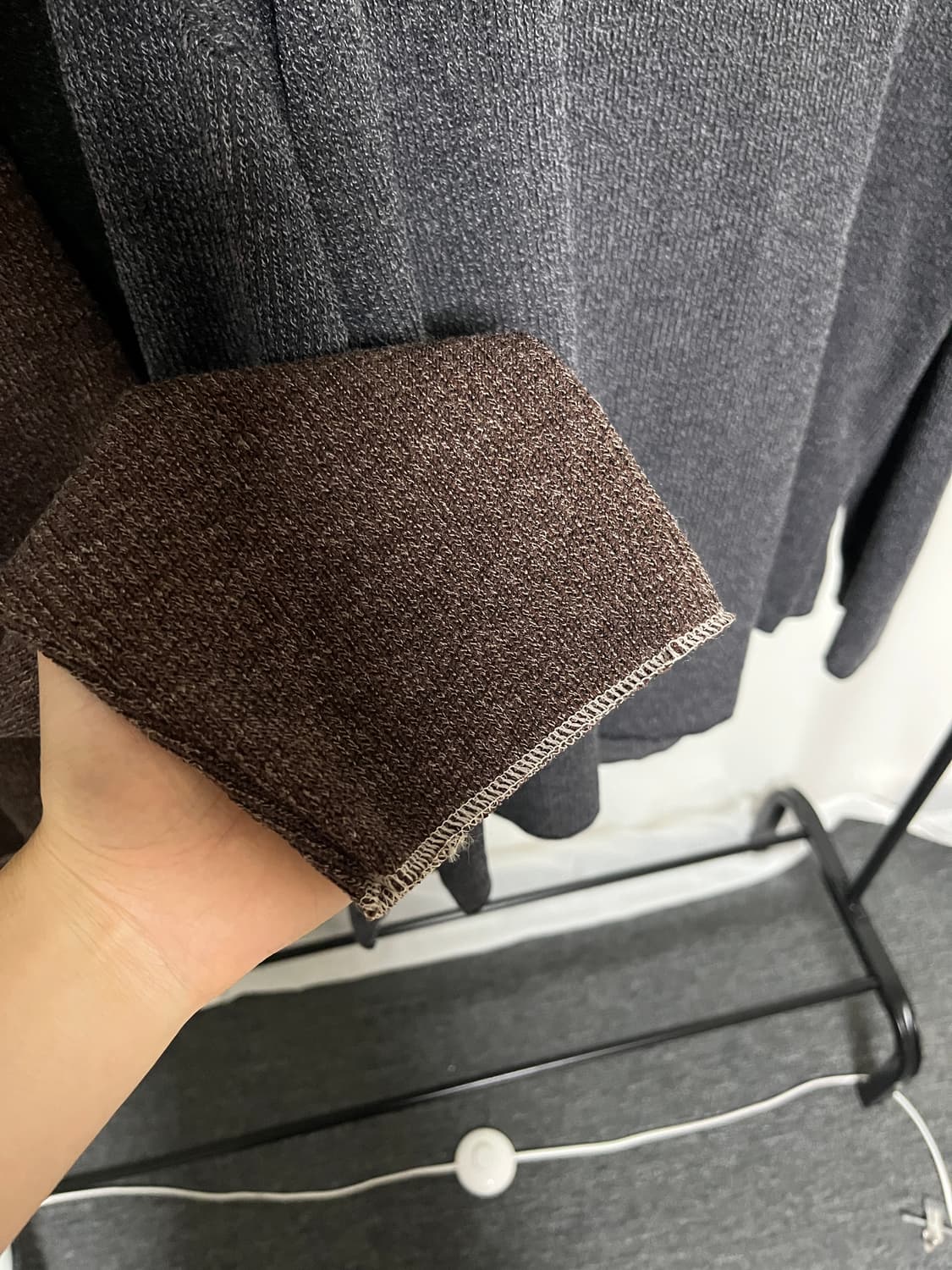 썸머 보타닉 스퀘어넥 니트 티셔츠 상품이미지5