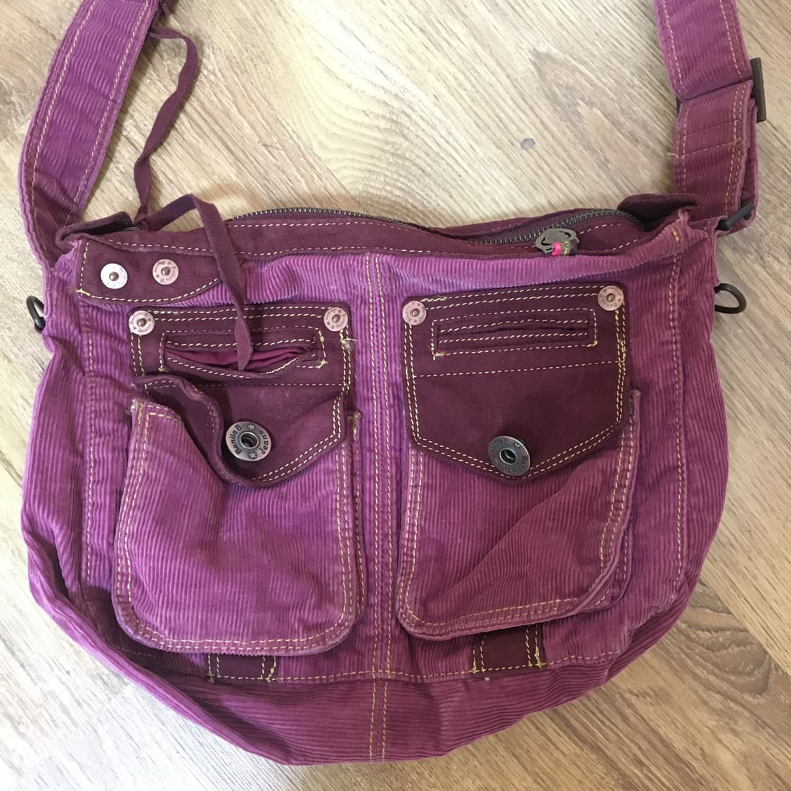 빈티지 골덴 숄더백 상품이미지2