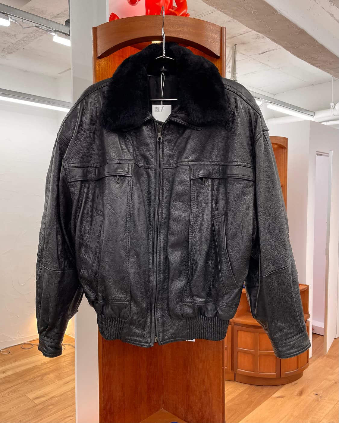 Gianni Versace 베르사체 레더 봄버 자켓 상품이미지5