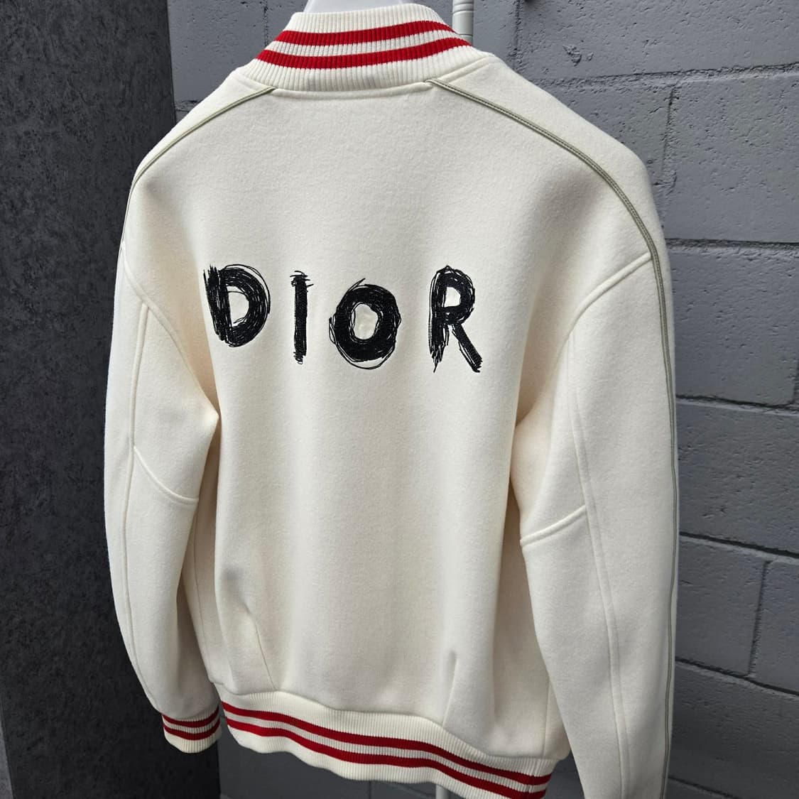 (S) 디올 오타니 워크샵 펠트 백로고 바시티 자켓 상품이미지2