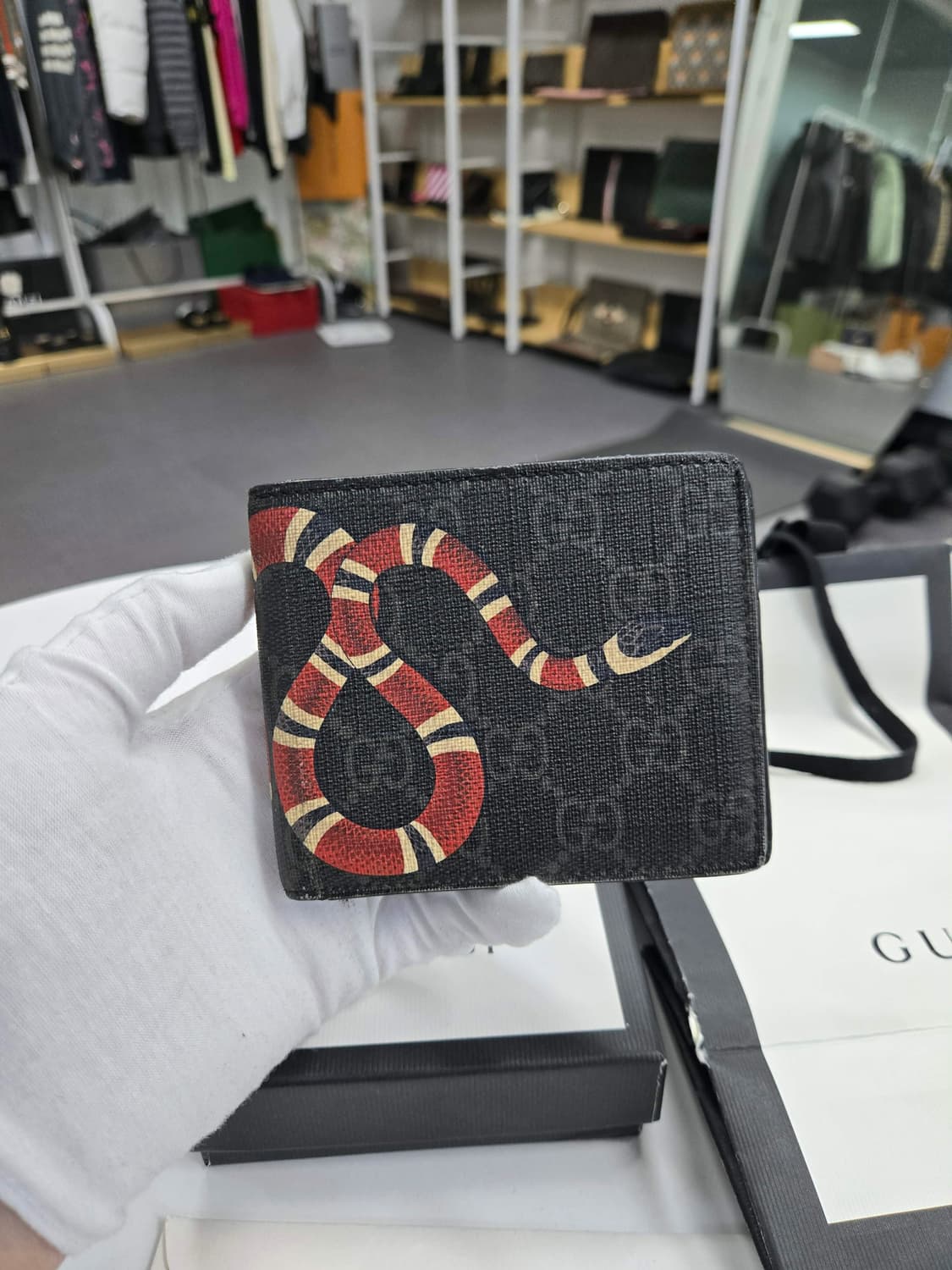 [A급컨디션] 구찌 킹스네이크 반지갑 상품이미지2