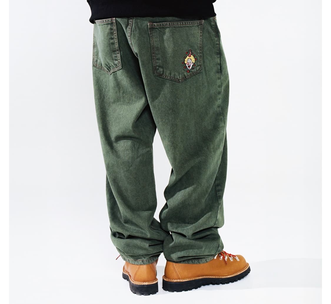 위캔더스 피에로 데님팬츠 바지 그린 M 상품이미지3