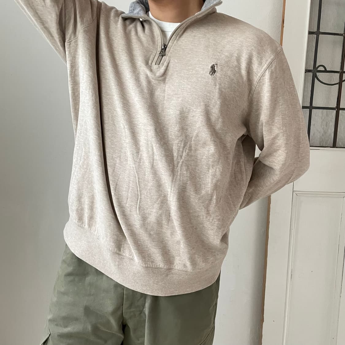 폴로 하프집업 스웻셔츠 상품이미지5