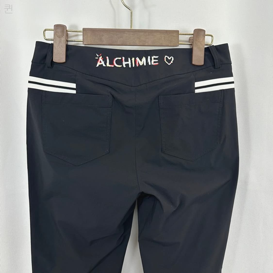 까스텔바작 여자 골프 얇은 스판바지 검정 70 상품이미지7