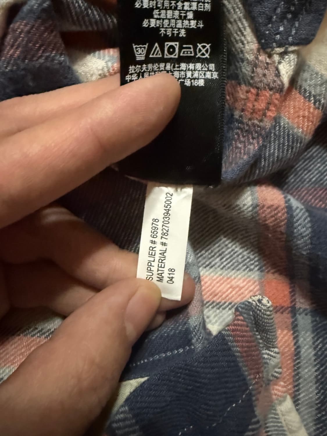 RRL Matlock Plaid Twill 워크셔츠 상품이미지8