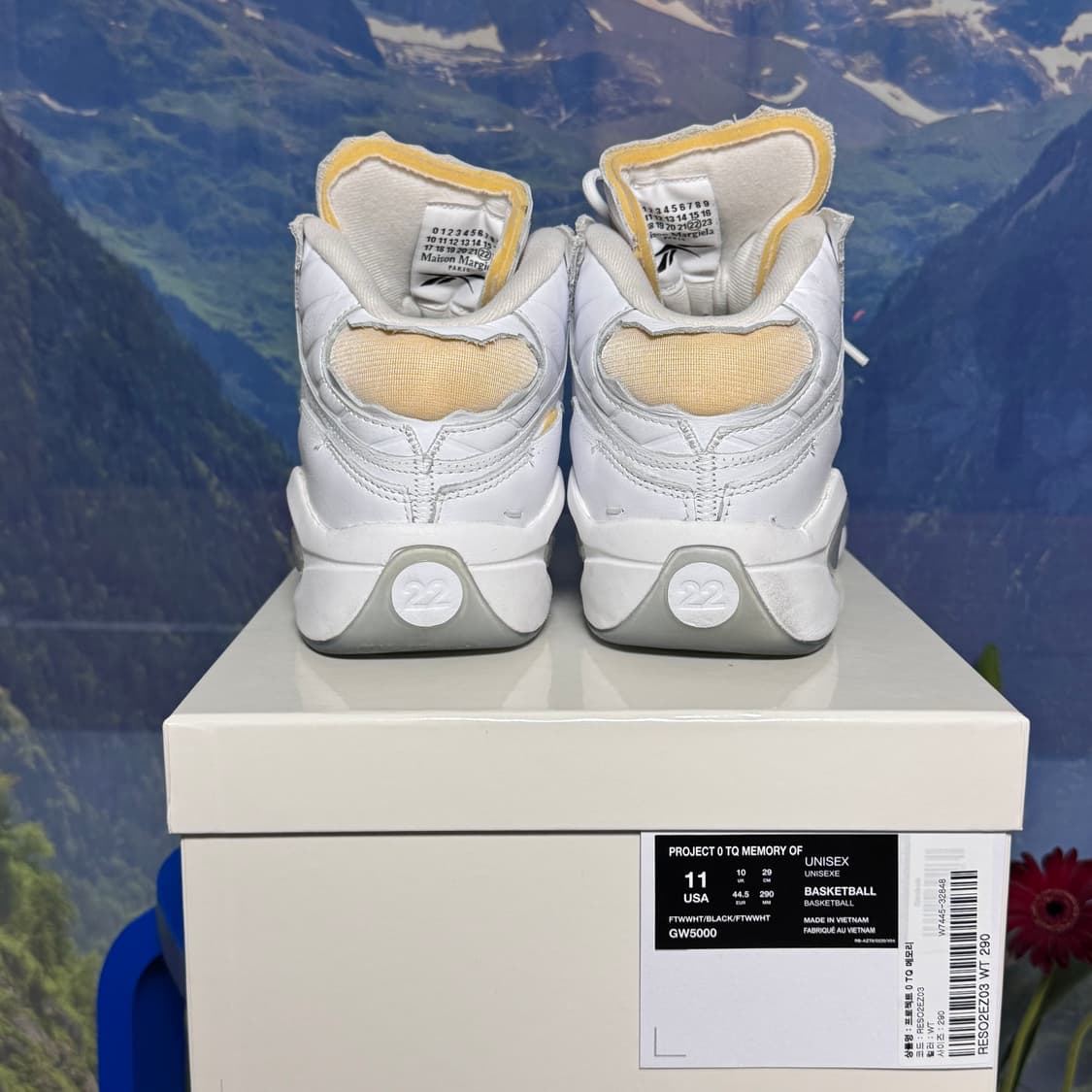 리복 메종 마르지엘라 퀘스천 미드 290 (1회착 풀박스) 상품이미지2