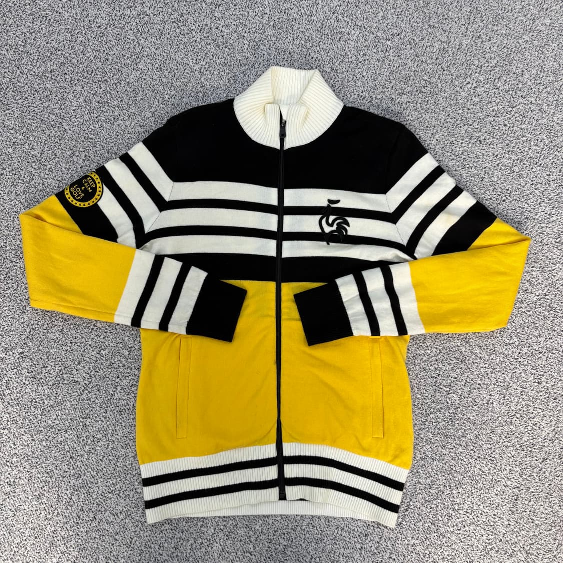 S 르꼬끄 방풍 배색 집업 저지 자켓 0303J 상품이미지1