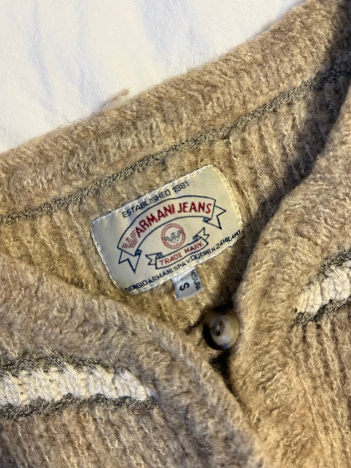 Armani jeans vintage knitted pullover 상품이미지2