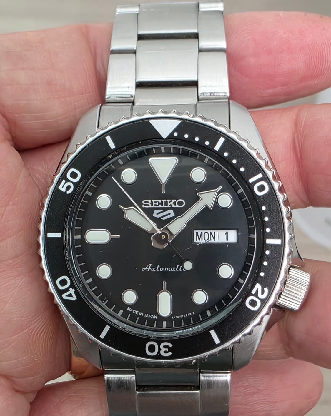 세이코(SEIKO)5 오토메틱 Sports 다이버 SRPD55K1 시계  상품이미지5