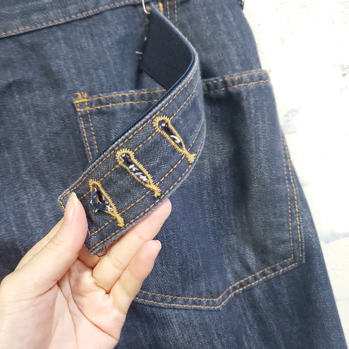 00TJ 오오티제이 데님 와이드 팬츠  상품이미지3