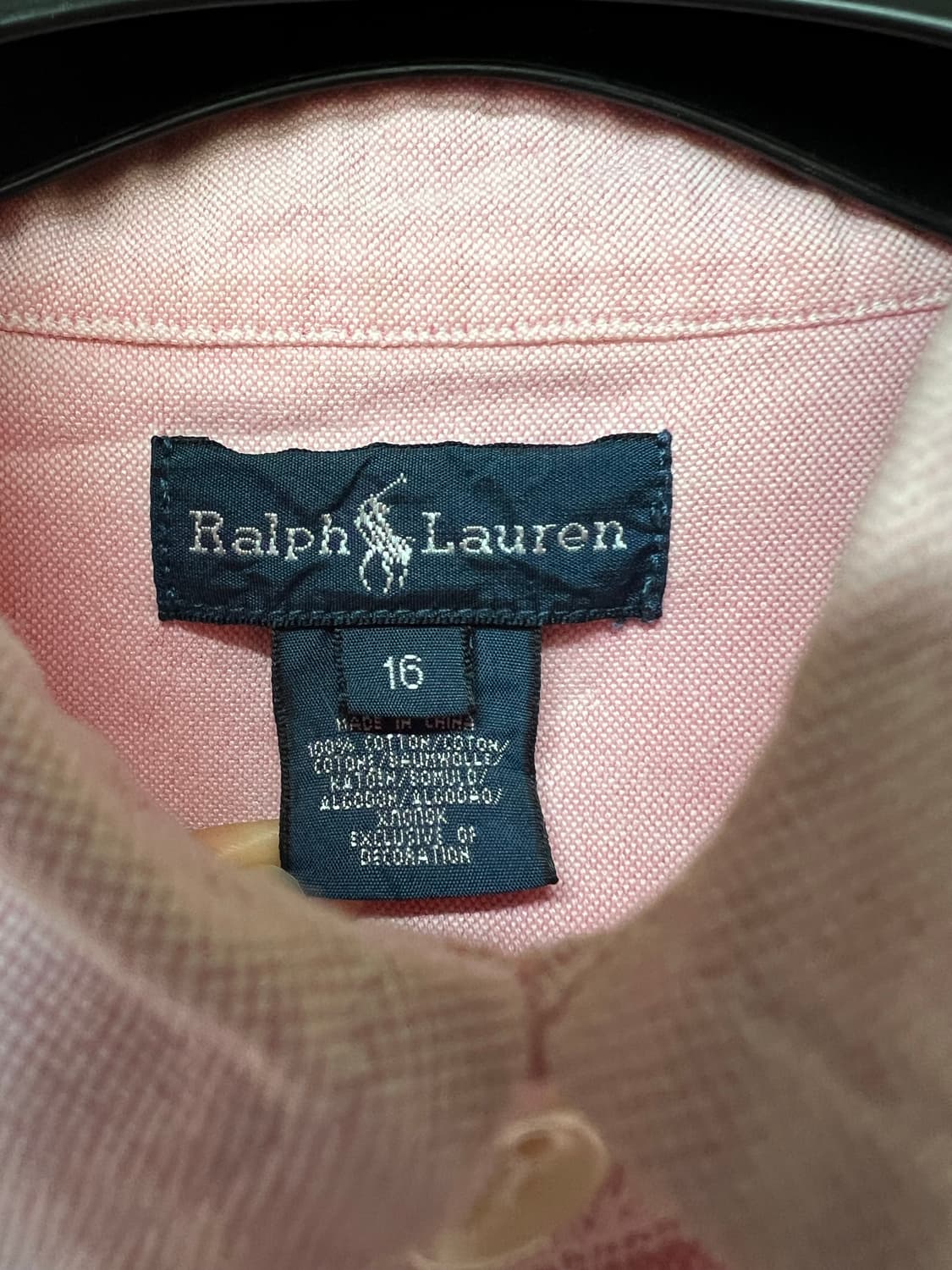 랄프 로렌 핑크 셔츠 상품이미지3