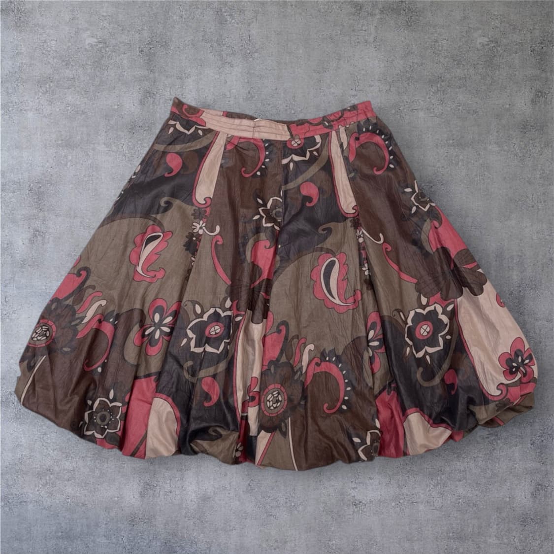 미우미우 Miu Miu 페이즐리 패턴 벌룬 미니스커트 상품이미지6