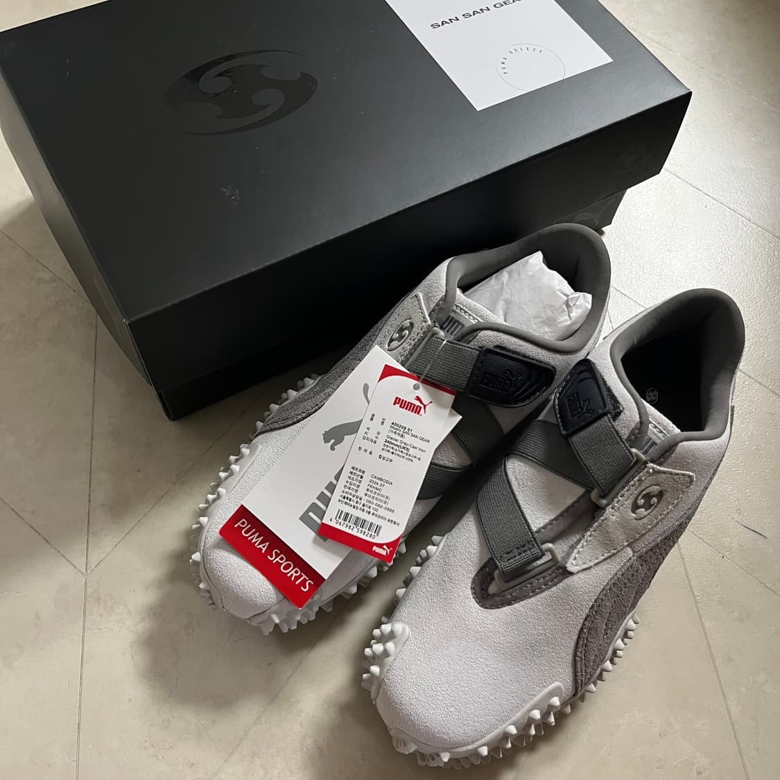 새상품(230)푸마x산산기어 모스트로 글레이셜 그레이 상품이미지2