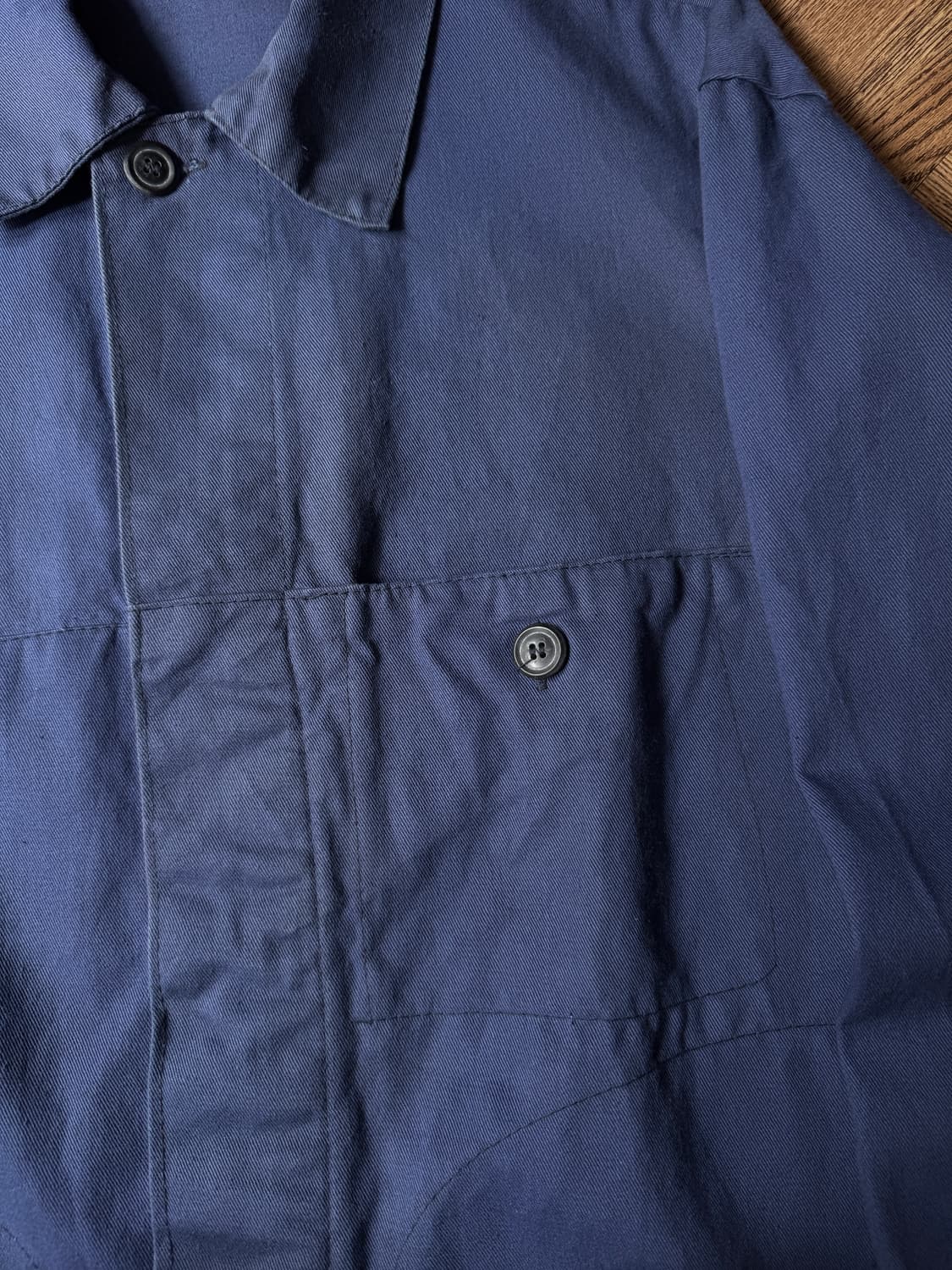 [L]90's 빈티지 워싱 트윌코튼 프렌치 워크 자켓 상품이미지3