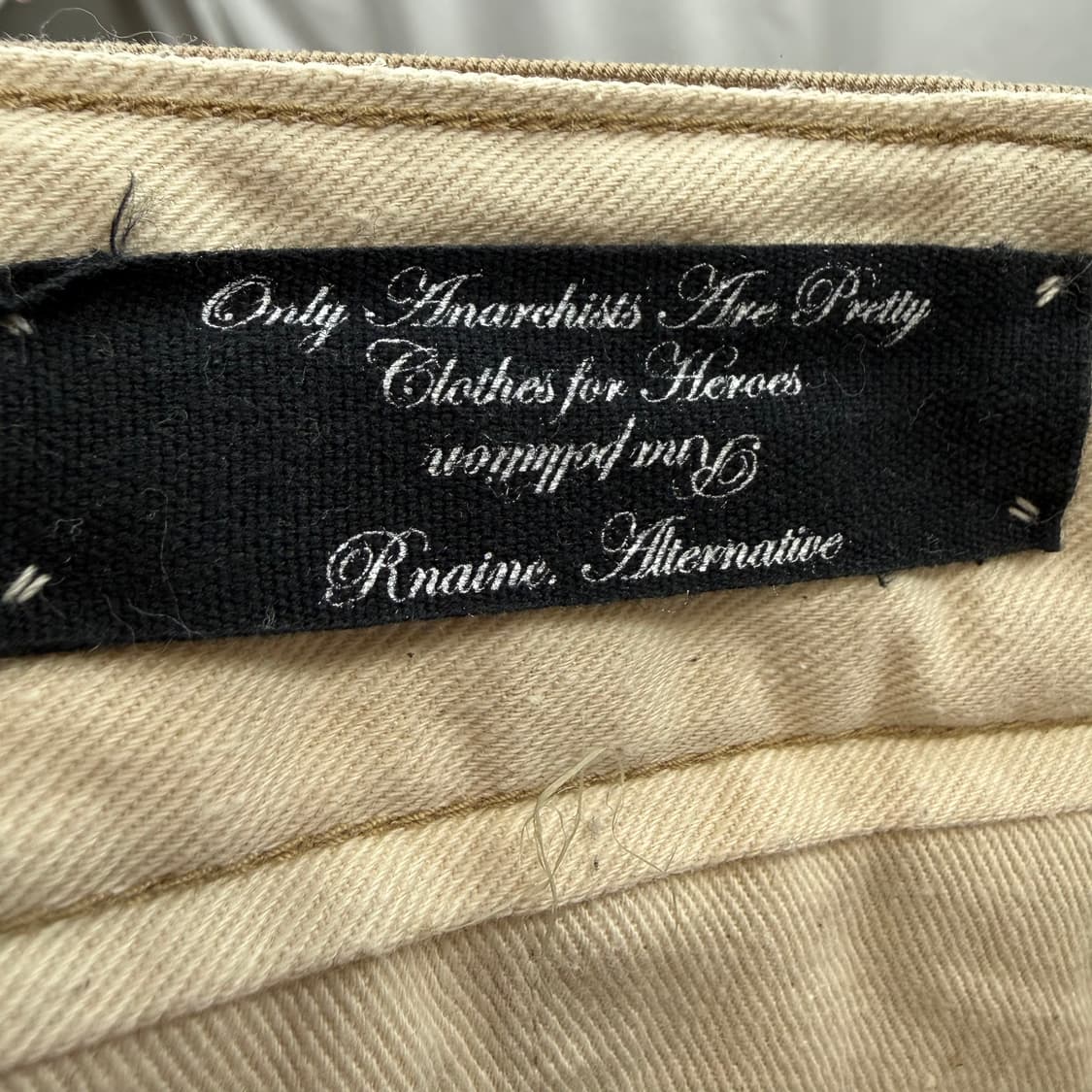 (무료배송)S) RNA 얼터너티브 밀리터리 치노 팬츠 베이지 상품이미지3