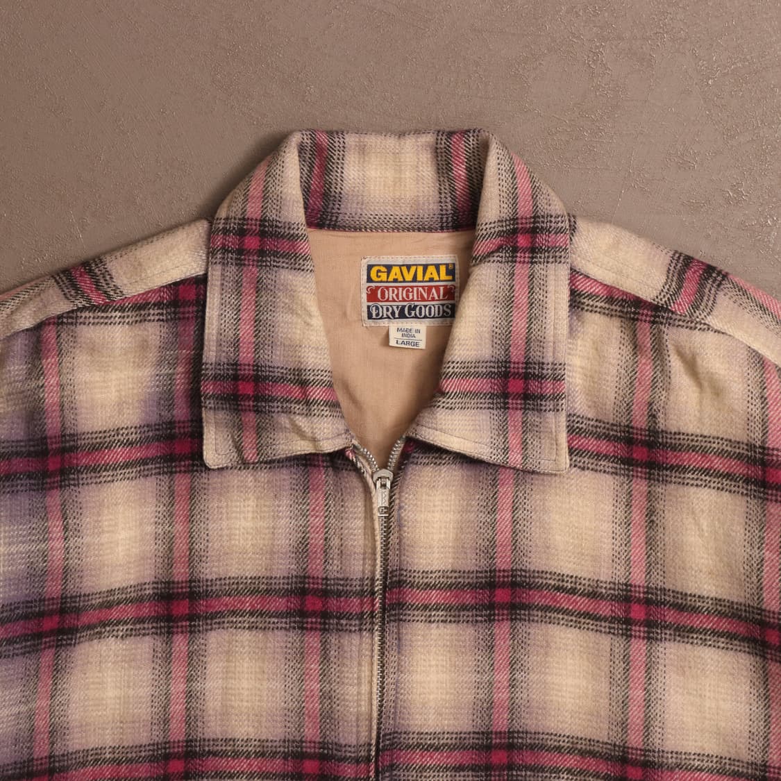 90's 헤비 플란넬 체크 자켓 A1451 상품이미지2
