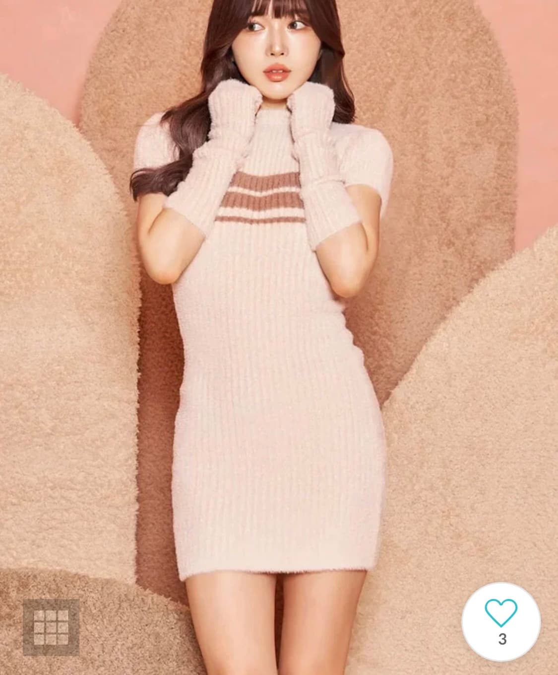 다리치 darich 암워머 니트 원피스 /스나계/오네갸루 상품이미지2