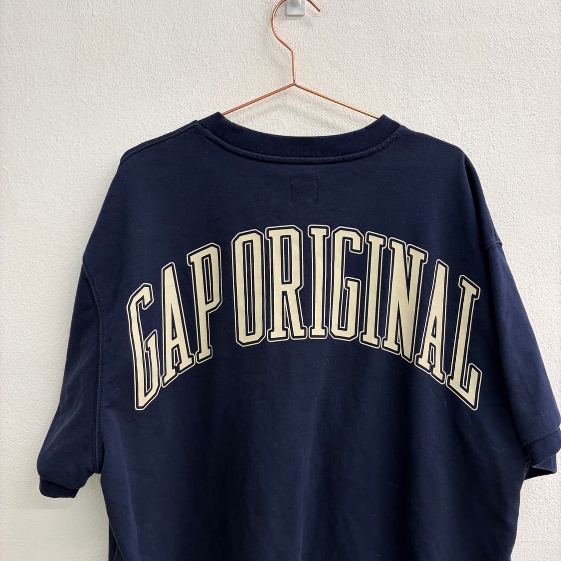 Gap original 프렌치 테리 크루넥 반팔 맨투맨(XL) 상품이미지5