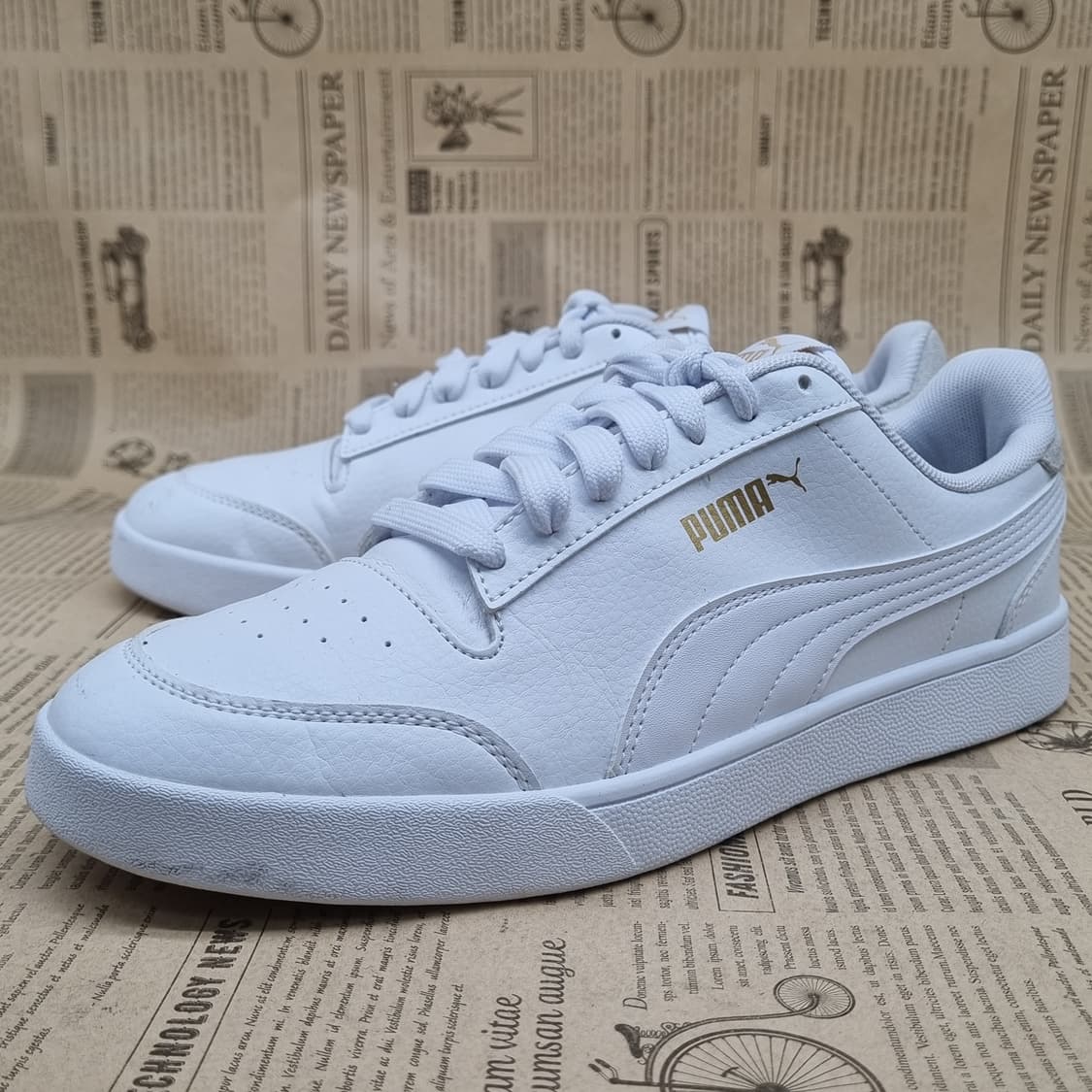 푸마 셔플 화이트골드 남성스니커즈270  상품이미지1