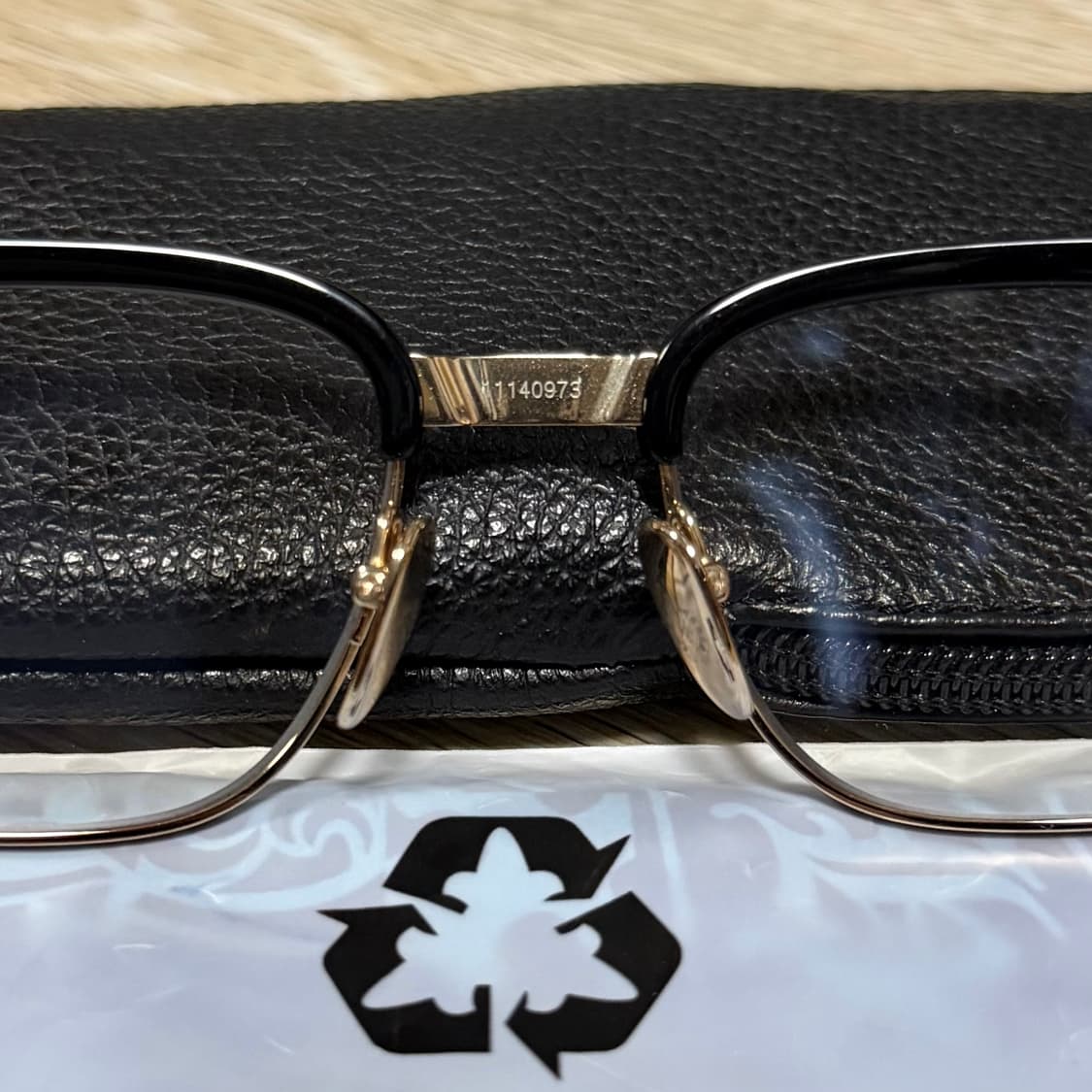 [S+급/53mm] 크롬하츠 보넨노이슈어 2 안경 블랙/골드 상품이미지8