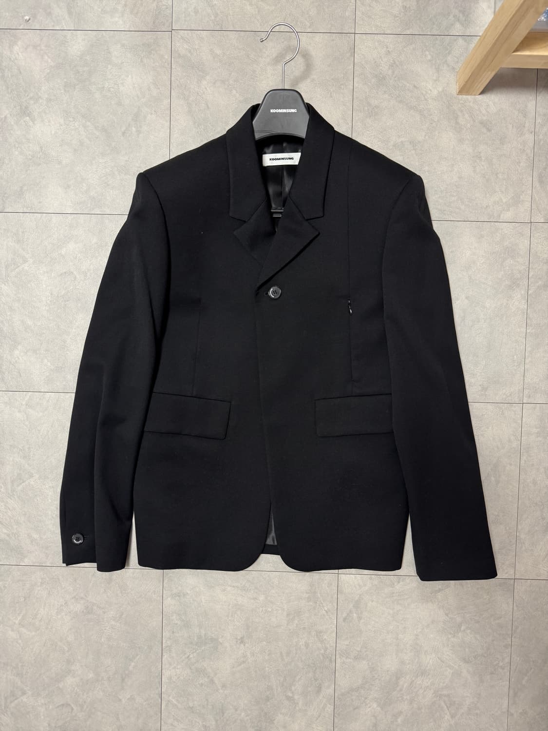 구민성 원 버튼 블레이저 상품이미지1