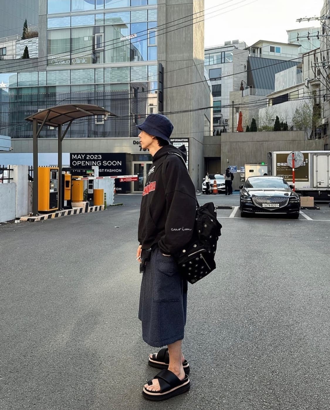 43 사카이 멀티솔 샌들 블랙 코쿤 슬리퍼 상품이미지9