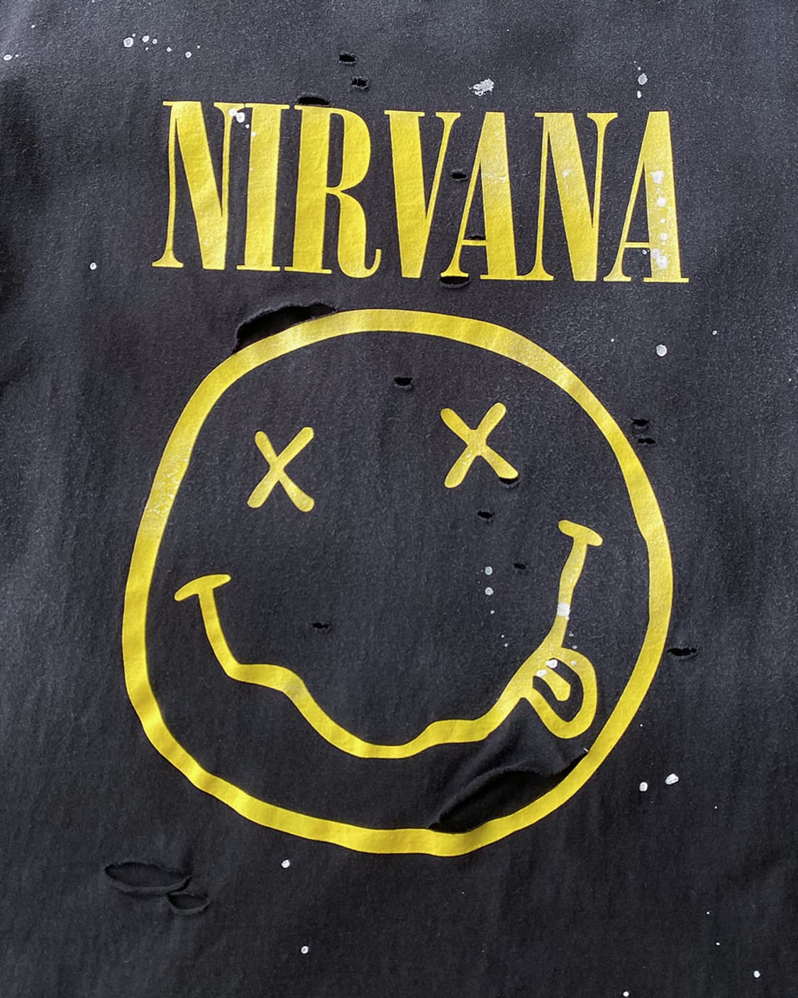 너바나 디스트로이드 페인팅 반팔티 상품이미지4