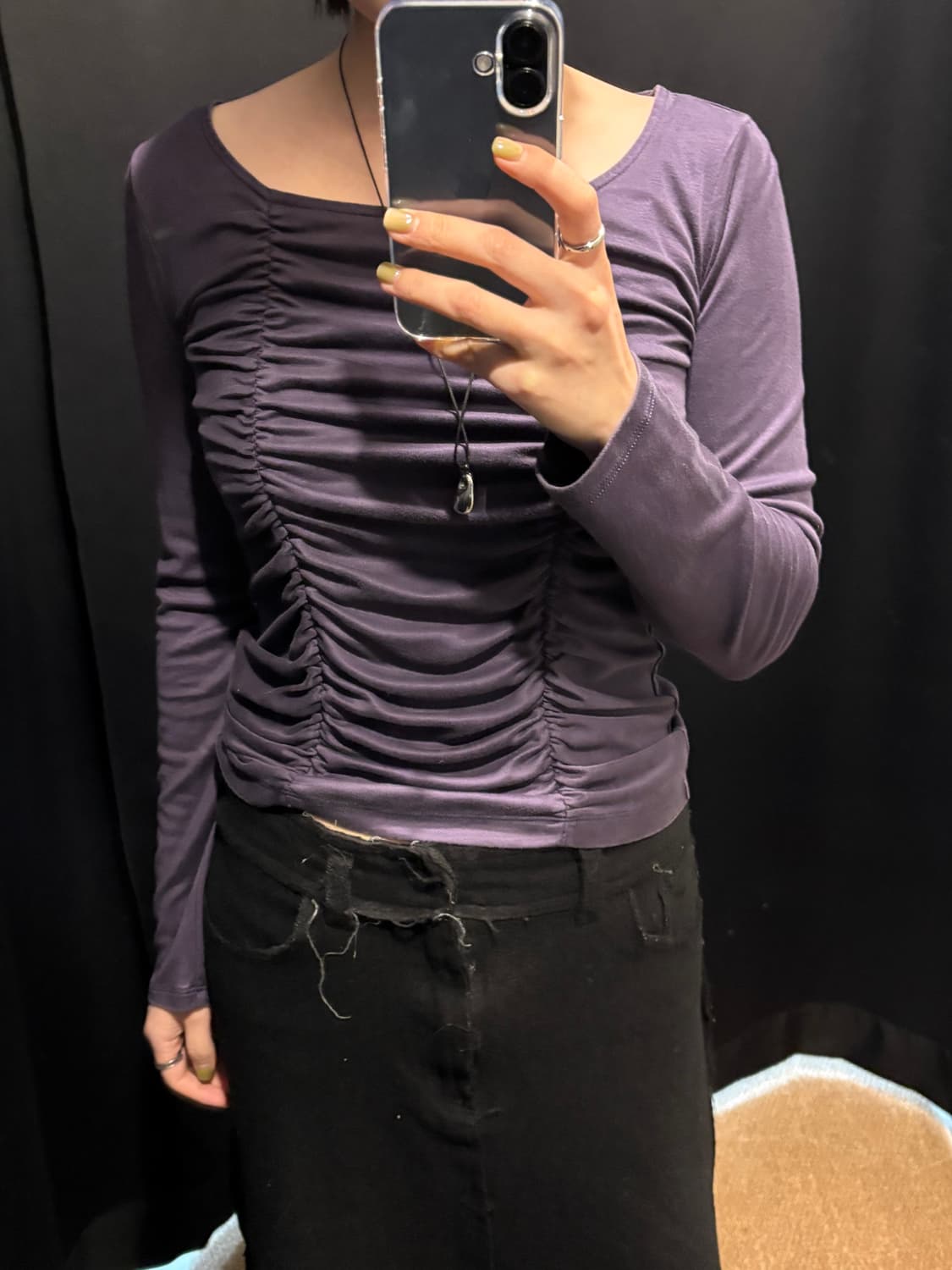 Untitled Ruched Top 상품이미지1