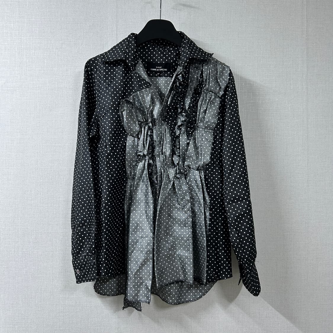 Tricot comme des garcons dot ruffle lace 상품이미지1