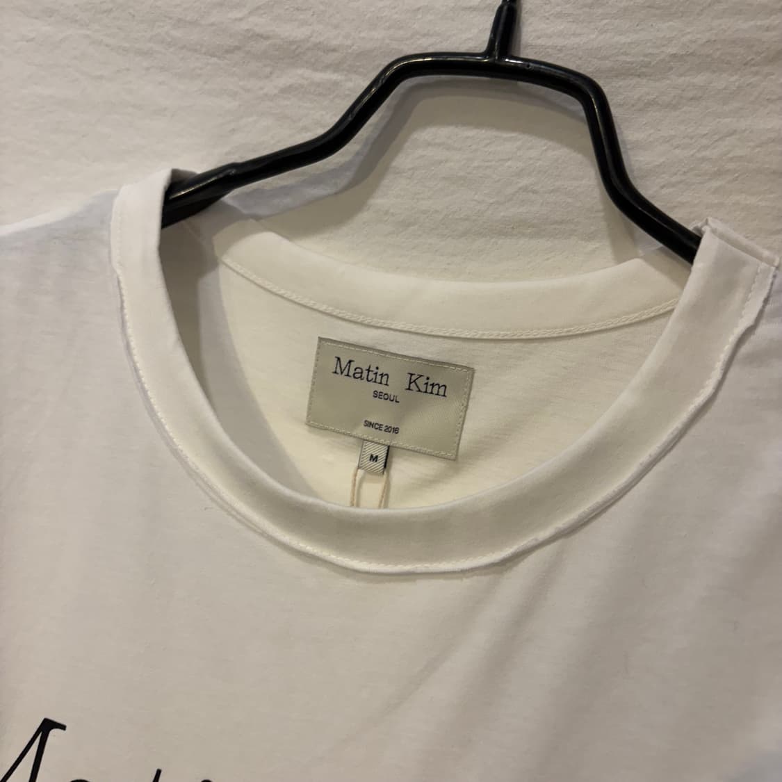 마뗑킴 로고 크롭 반팔 티셔츠 상품이미지3