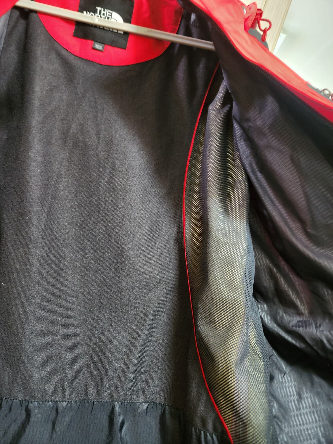 노스페이스 고어텍스 자켓 105/ 레드 블랙 바람막이 상품이미지4