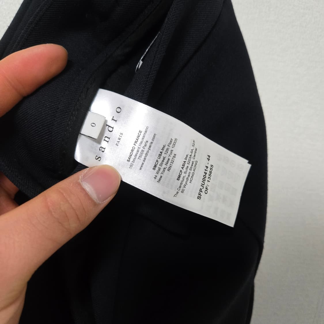 산드로 하이웨이스트 버클 와이드 팬츠 / 여성 바지  / 여성 팬츠  상품이미지9