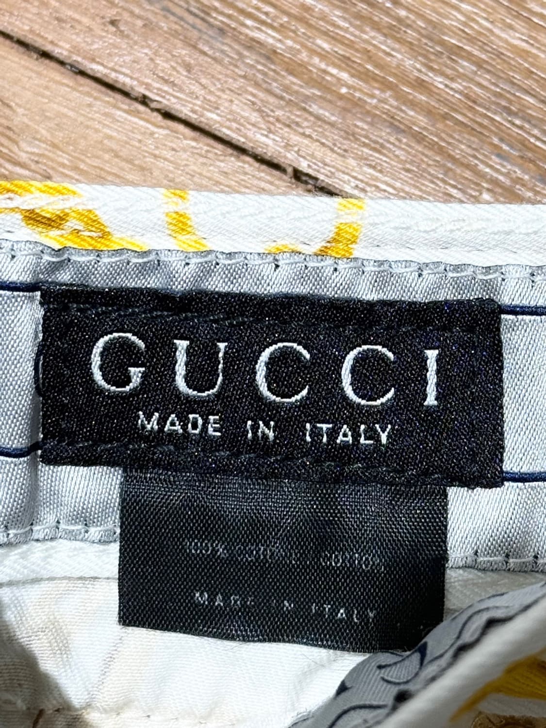 구찌 아이보리 홀스빗 체인 프린팅 데님 팬츠  상품이미지7