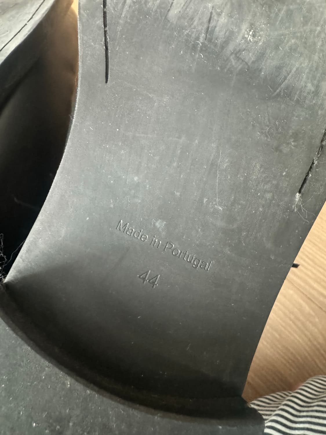 [44] COS 코스  스퀘어토 더비 슈즈 블랙 290 상품이미지6