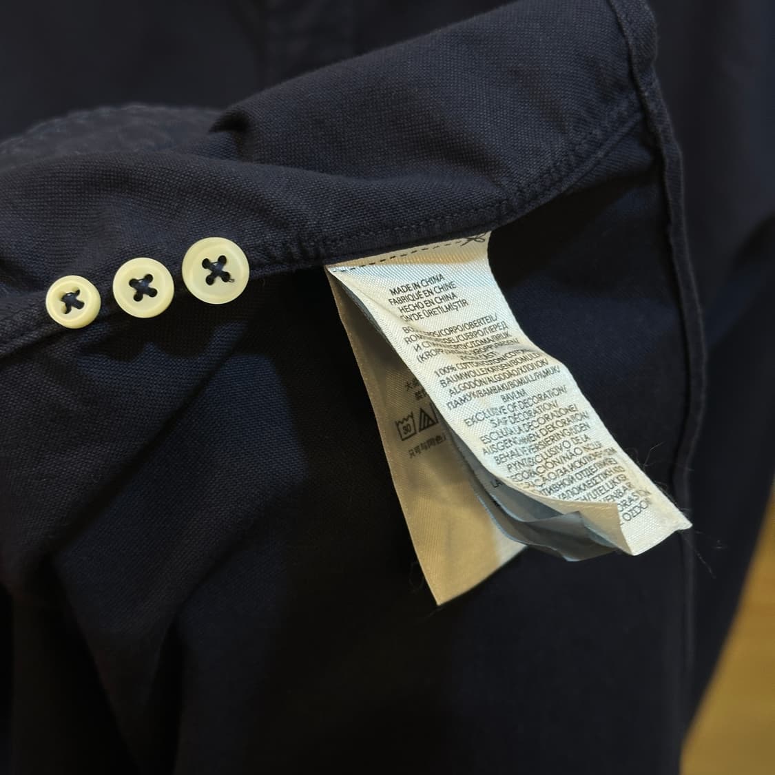 폴로 랄프로렌 클래식핏 가먼트 다이 옥스포드 셔츠 XL 상품이미지4