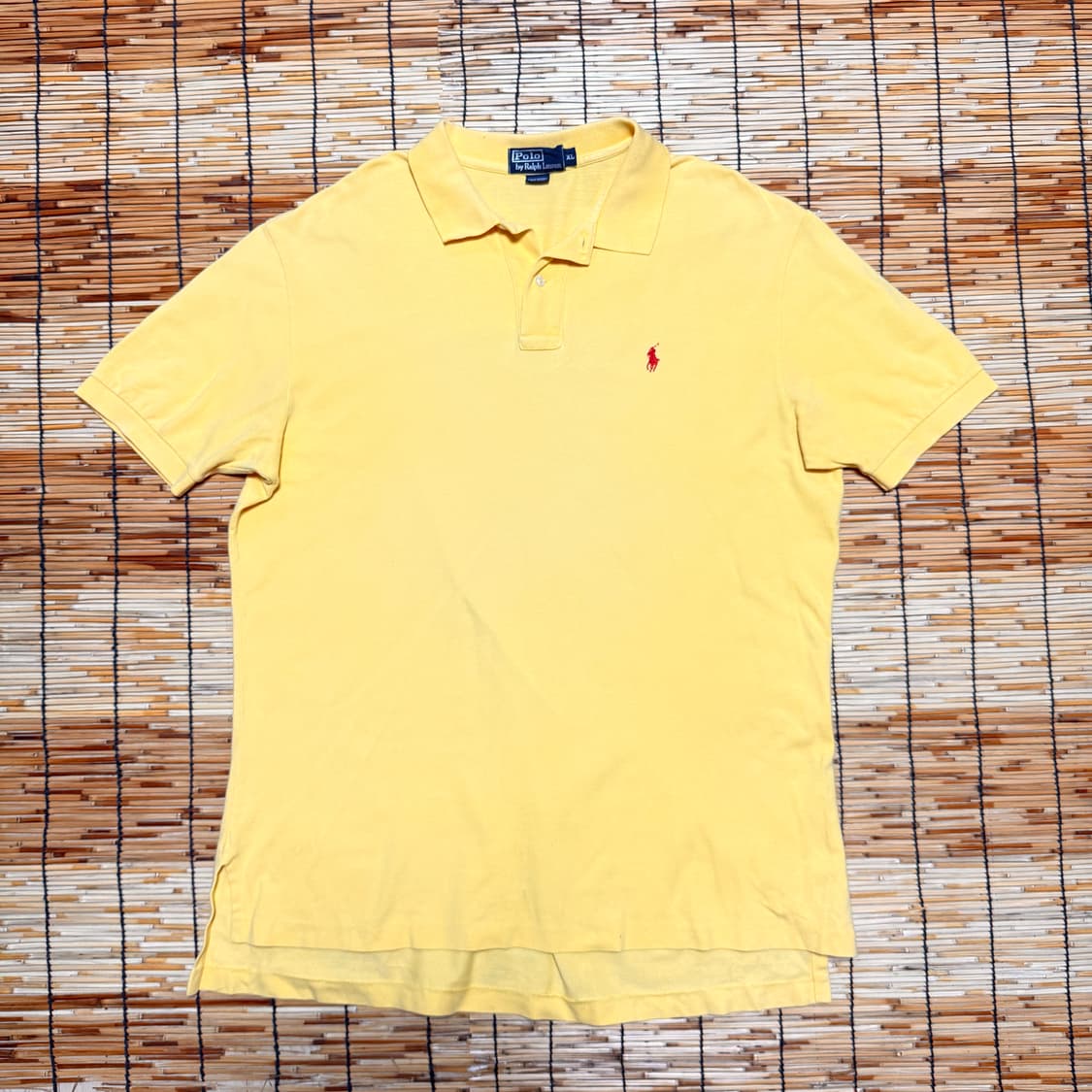 폴로 옐로우 반팔 카라티 pk XL 상품이미지1