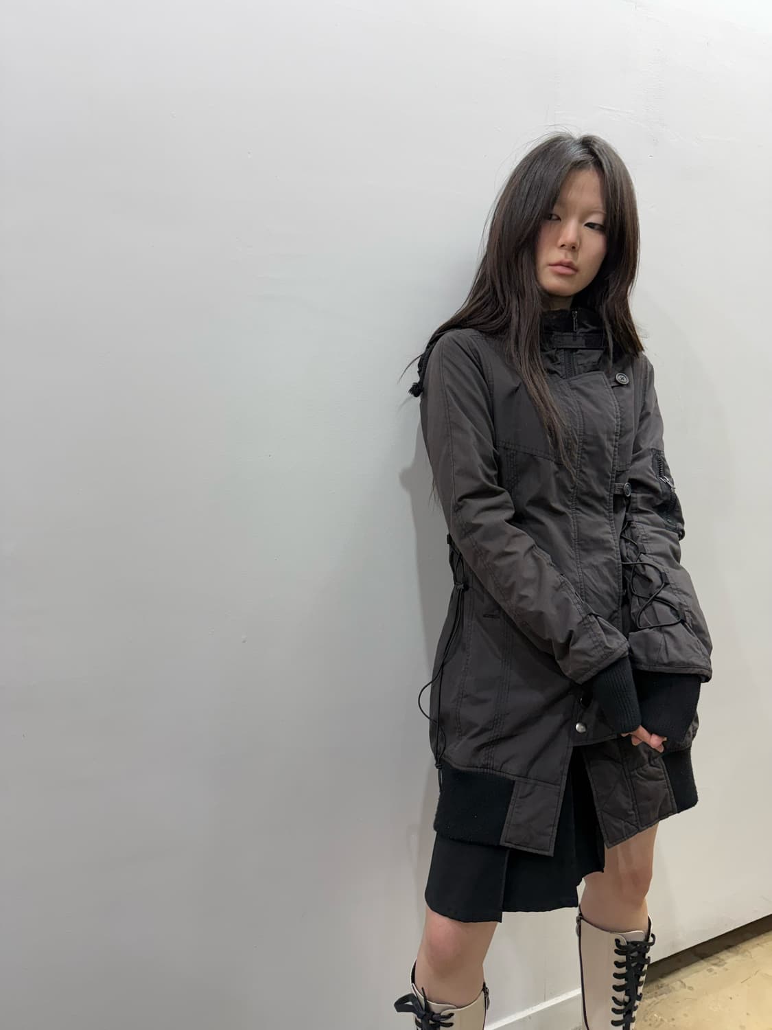 본더치 사이드 아일렛 롱 자켓 상품이미지10