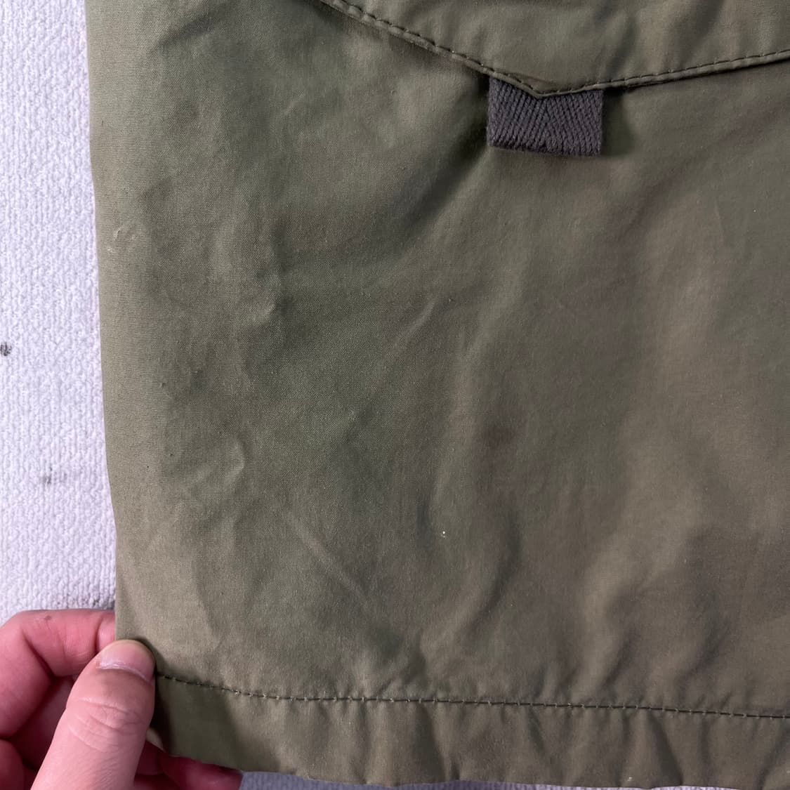 100 바버 23ss 올리브 샌더링 캐주얼 자켓 상품이미지5