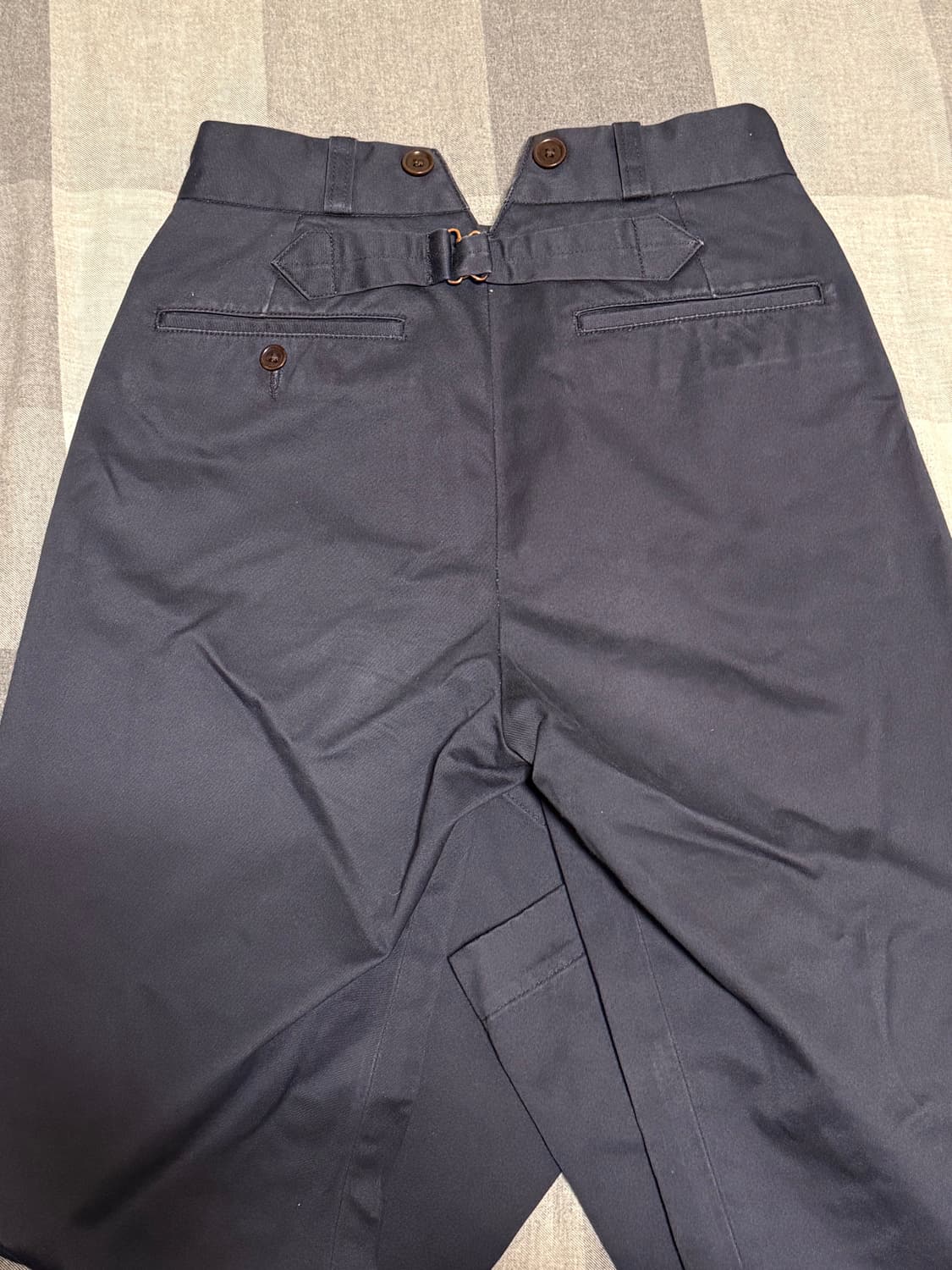 나이젤카본 네이비 와이드 치노 팬츠 상품이미지4