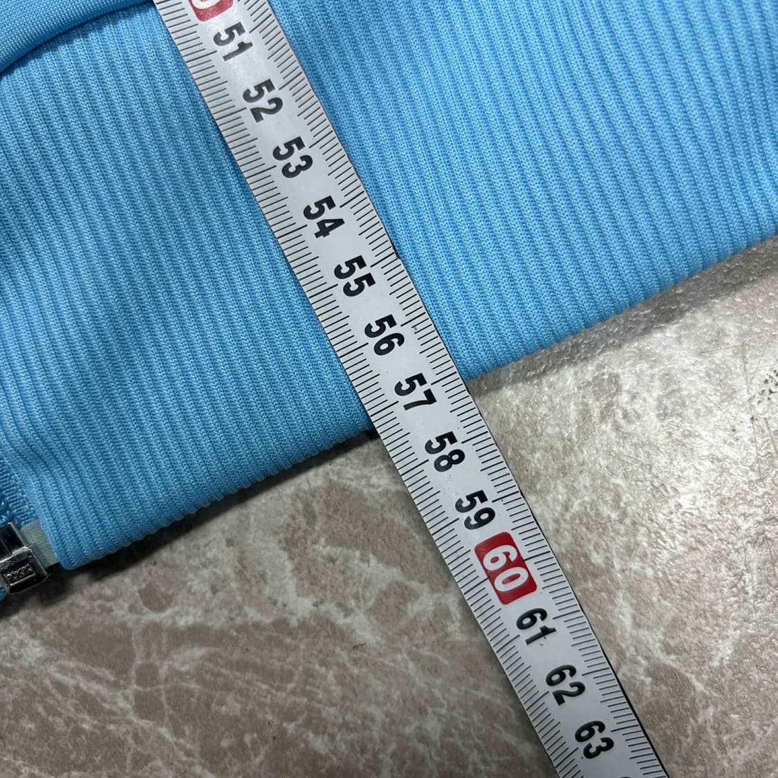 아디다스 파이어버드 대장급 뮤트하늘 세미크롭 걸즈 트랙탑 희귀져지(34) 상품이미지8