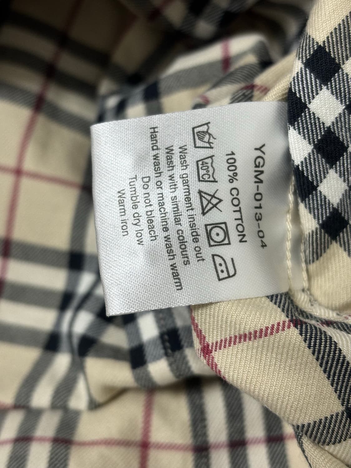 버버리 여성 체크 셔츠 빈티지 상품이미지5