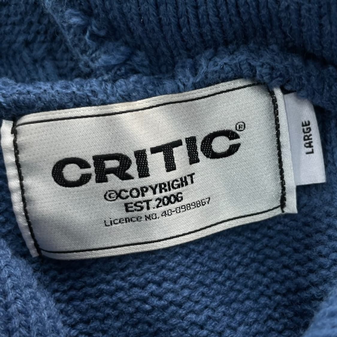 100 크리틱 플레임 후드 니트 상품이미지4