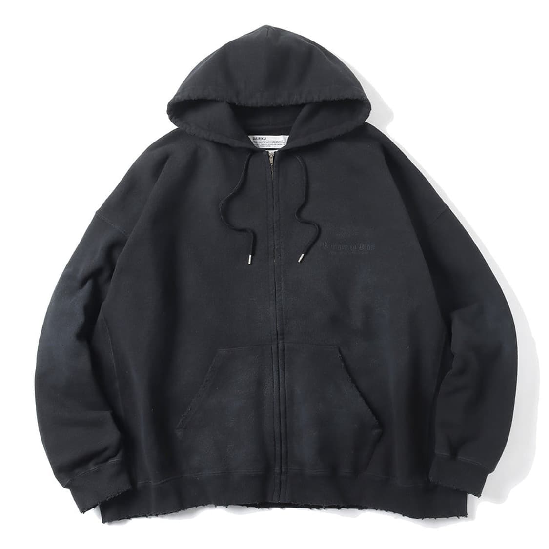 dairiku 23ss water-repellet zip hoodie 상품이미지1