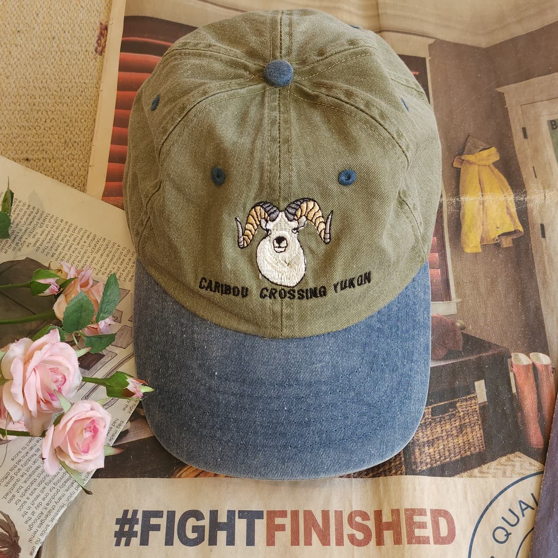 90s 빈티지 캡모자 애니멀 캡모자 트러커캡 미국 빈티지 산양 상품이미지1