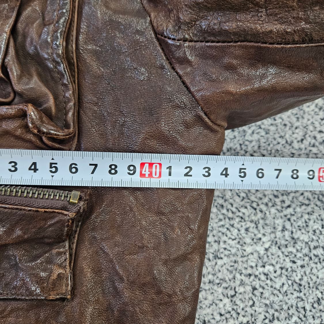 [100] 코데즈컴바인 브라운 양가죽 자켓 0102YH1 상품이미지8