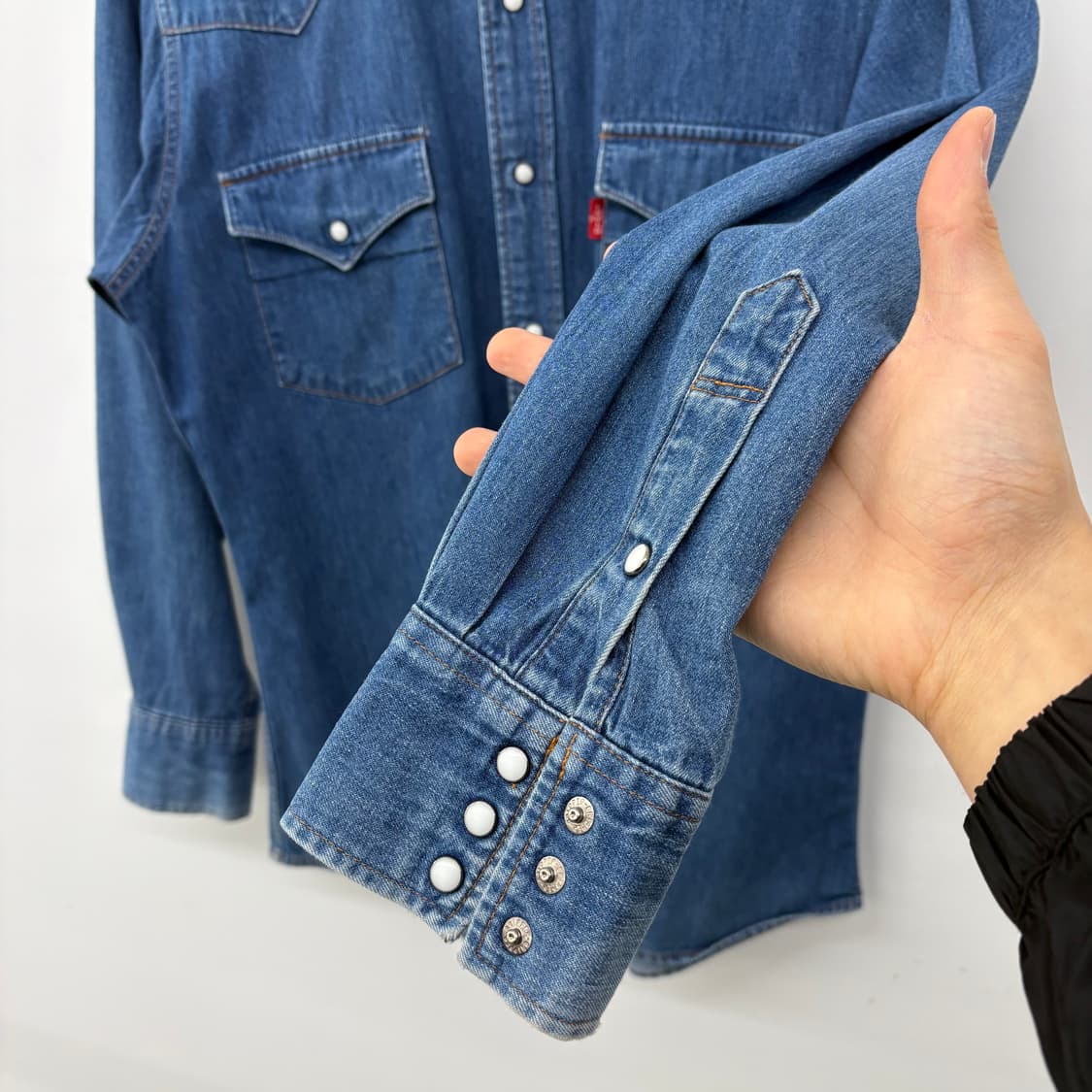 리바이스 데님 셔츠 웨스턴 스타일 M 상품이미지4