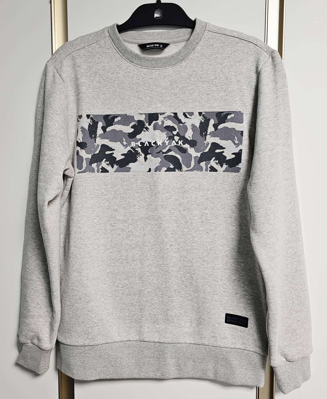 블랙야크 기모 맨투맨 티셔츠 상품이미지1