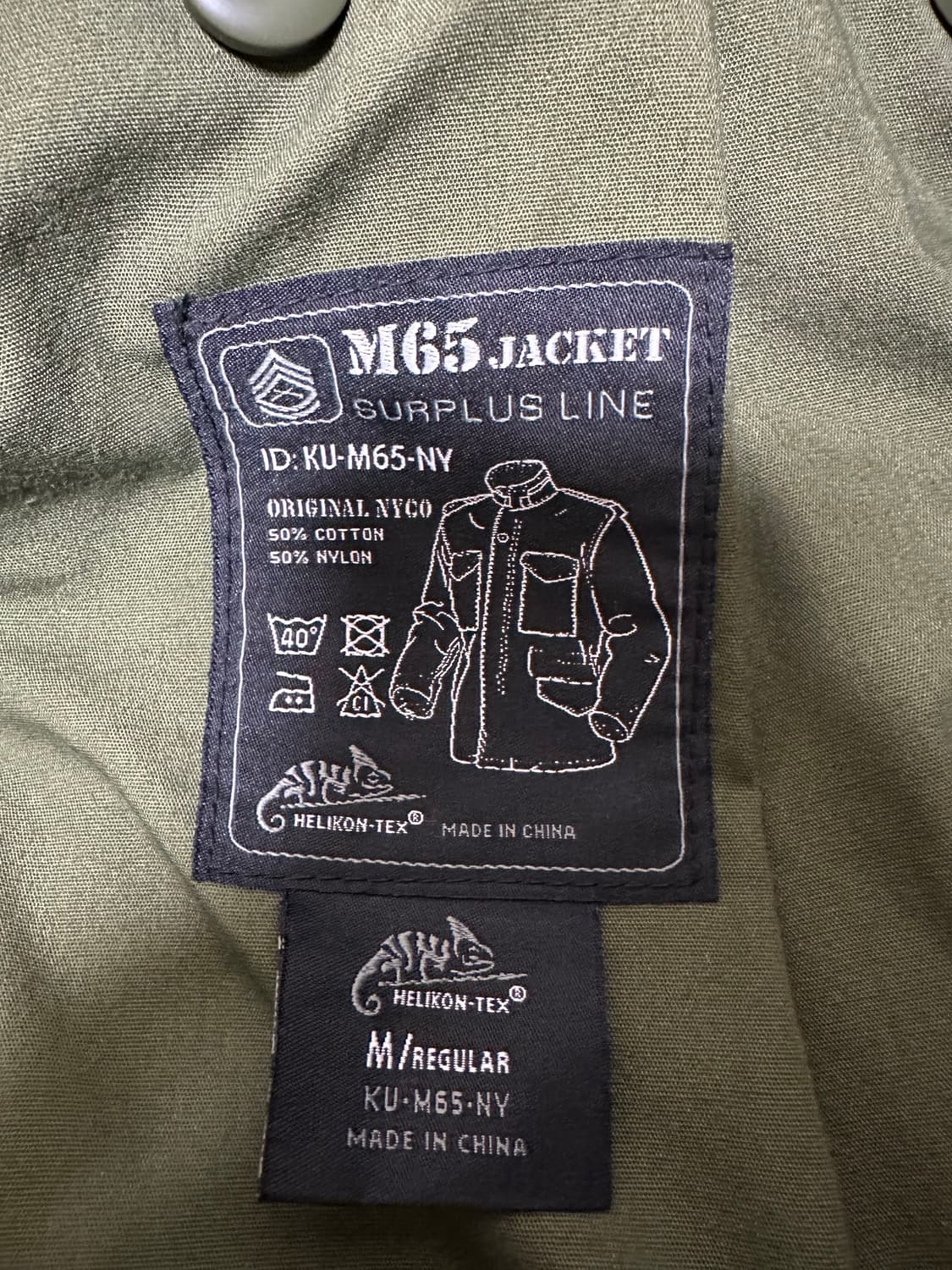 헬리콘텍스 m65 필드자켓 M사이즈 상품이미지7