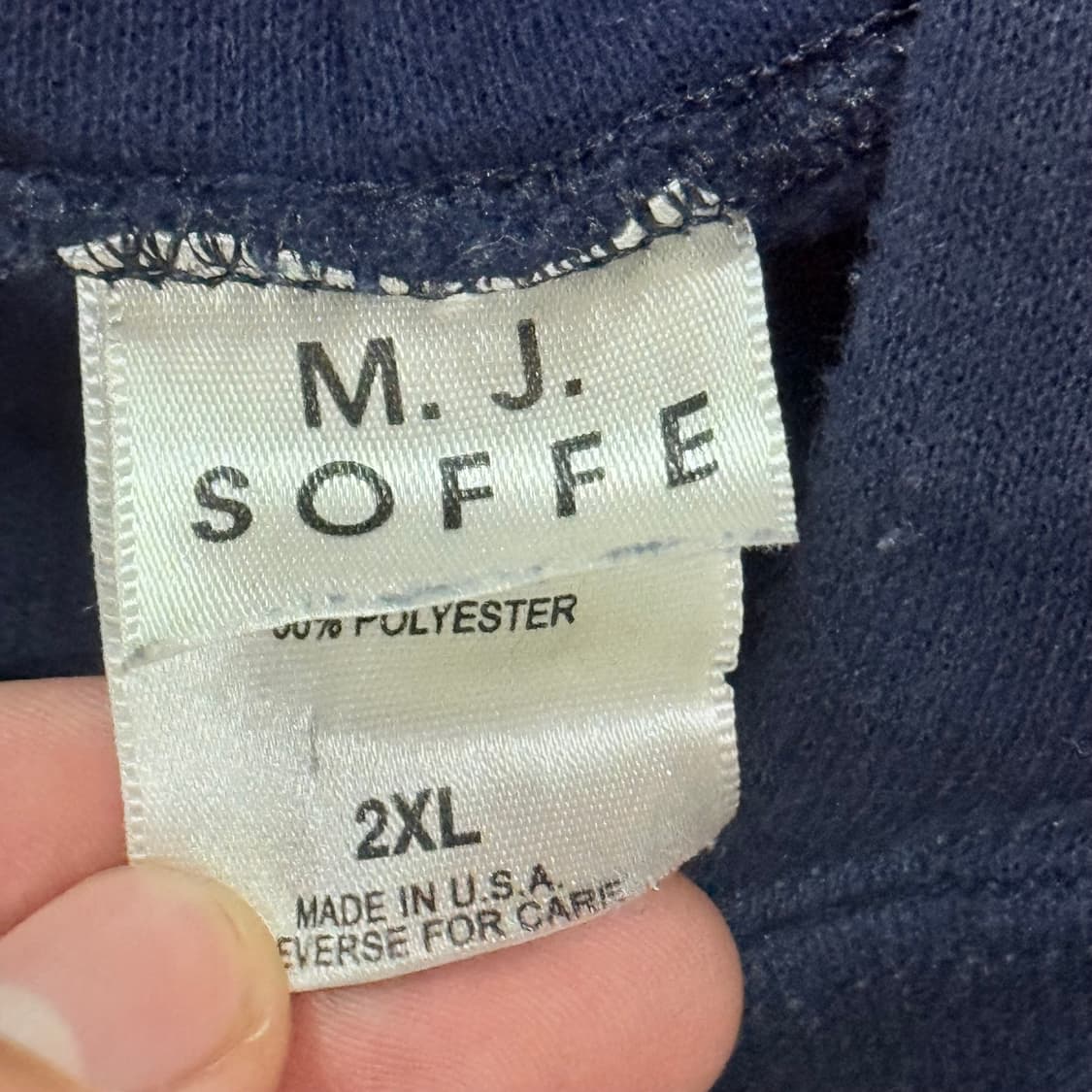 Made in usa Navy Soffee 미국 해군 네이비 후드 2XL 상품이미지2